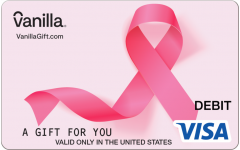 Pink Ribbon Visa Gift Card
