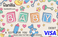 Vanilla Visa Baby Blocks Gift Card
